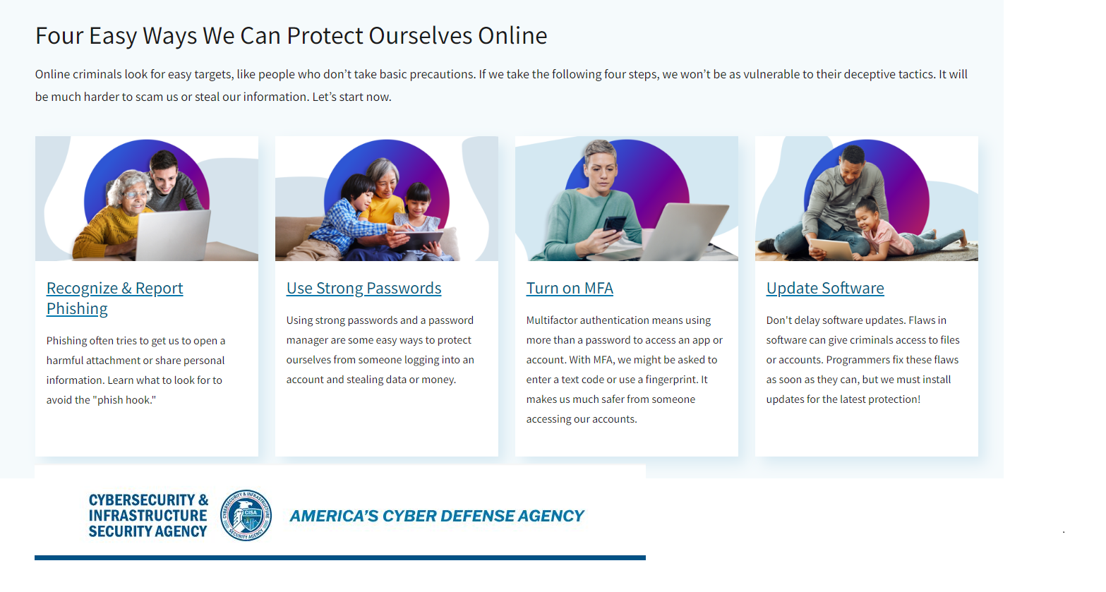 Four Easy Ways to Protect Yourself Online